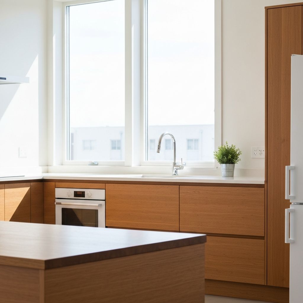 Modern kitchen installation